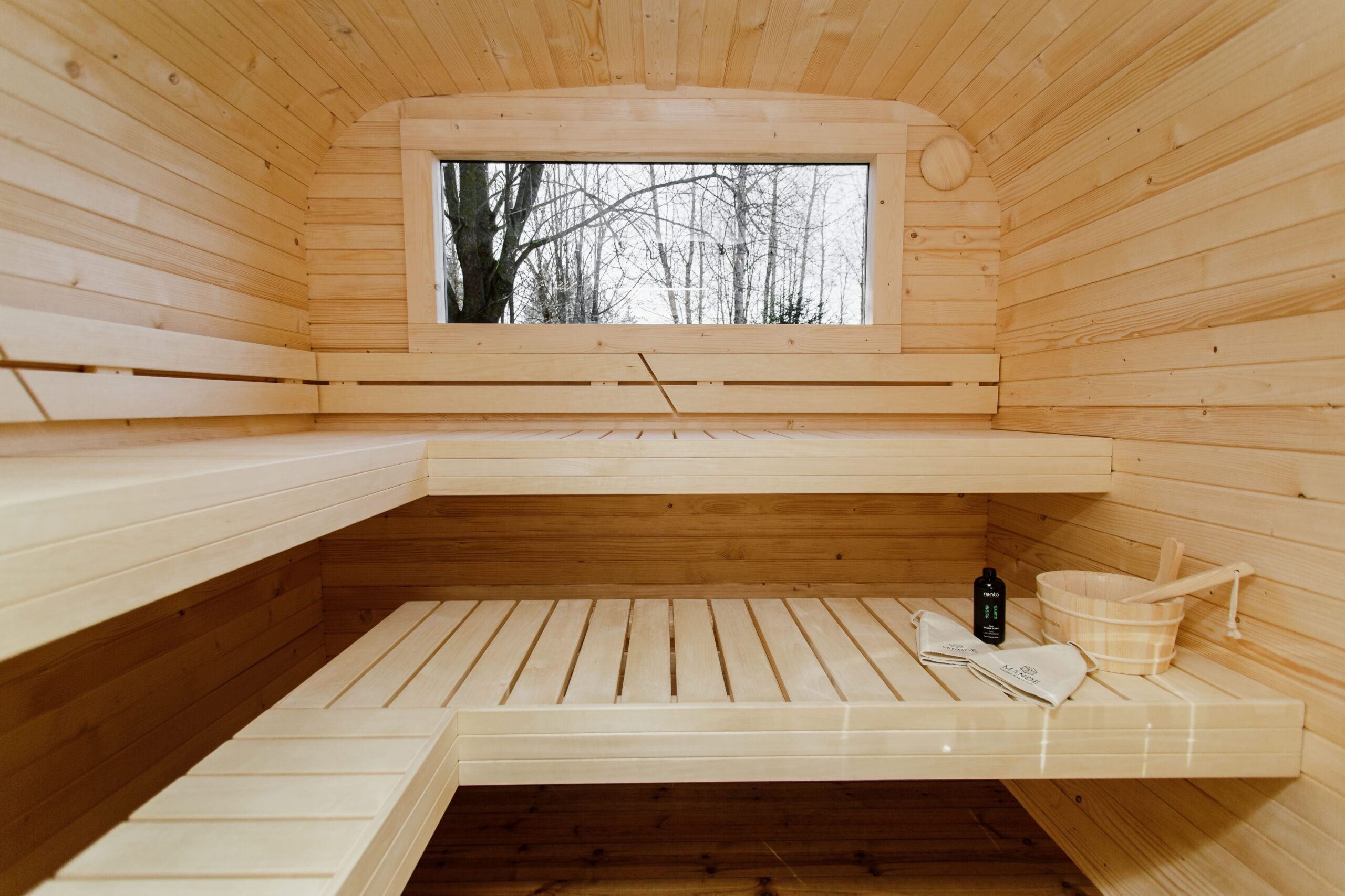 4M CUBE Sauna mit Vorraum
