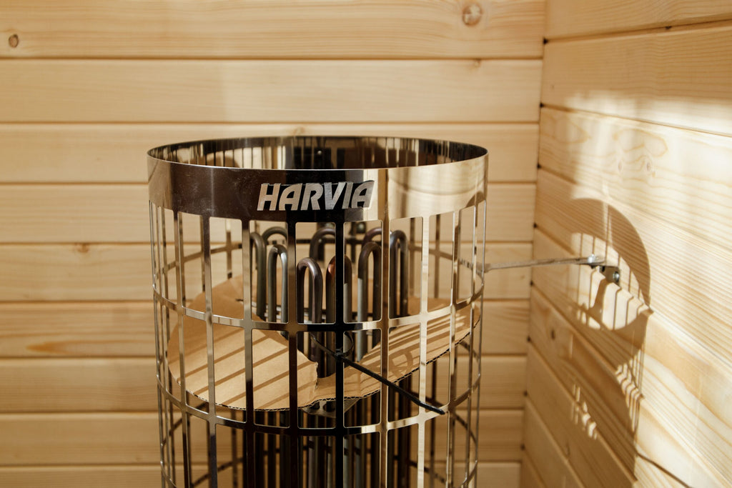 3,5 m große Würfelsauna mit Vorraum