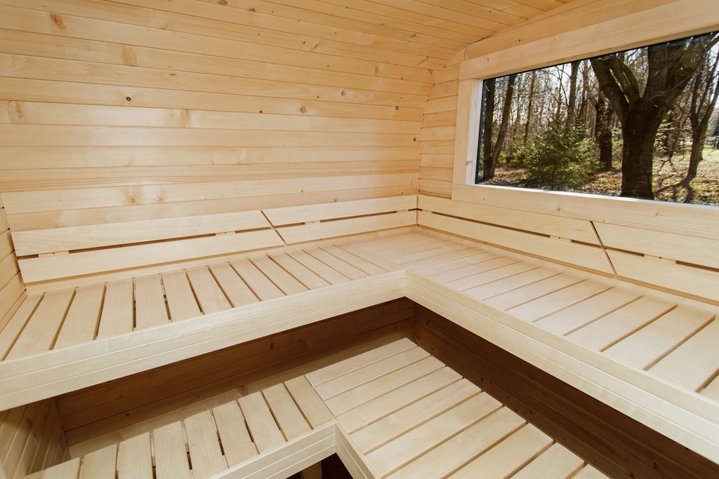 4M CUBE Sauna mit Vorraum