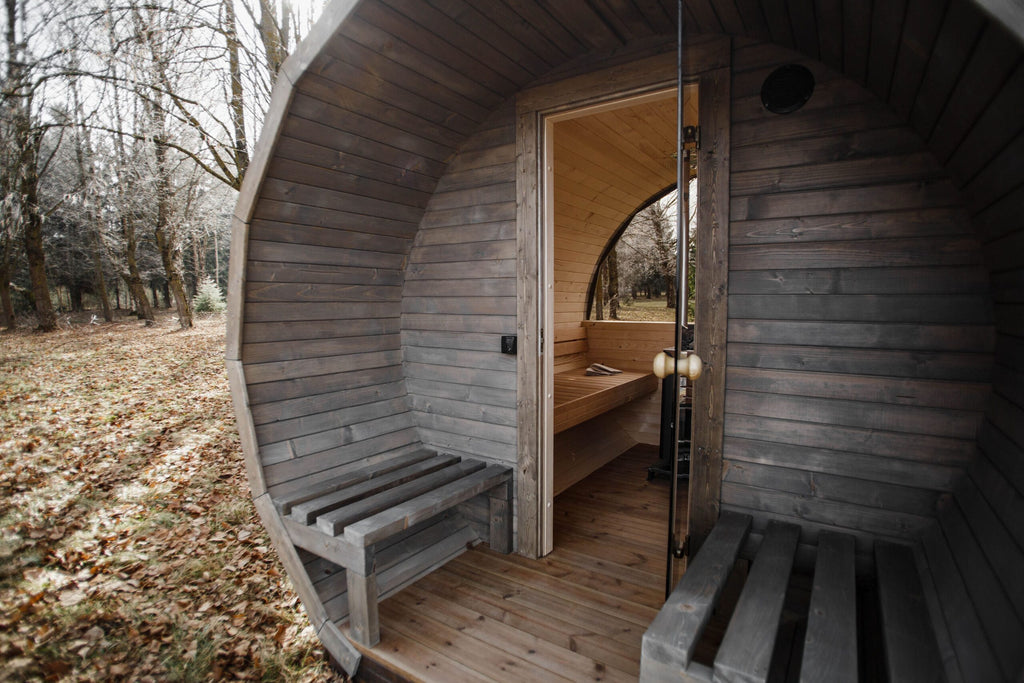 3M Rundsauna mit Terrasse