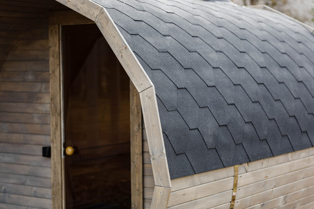 3M Rundsauna mit Terrasse