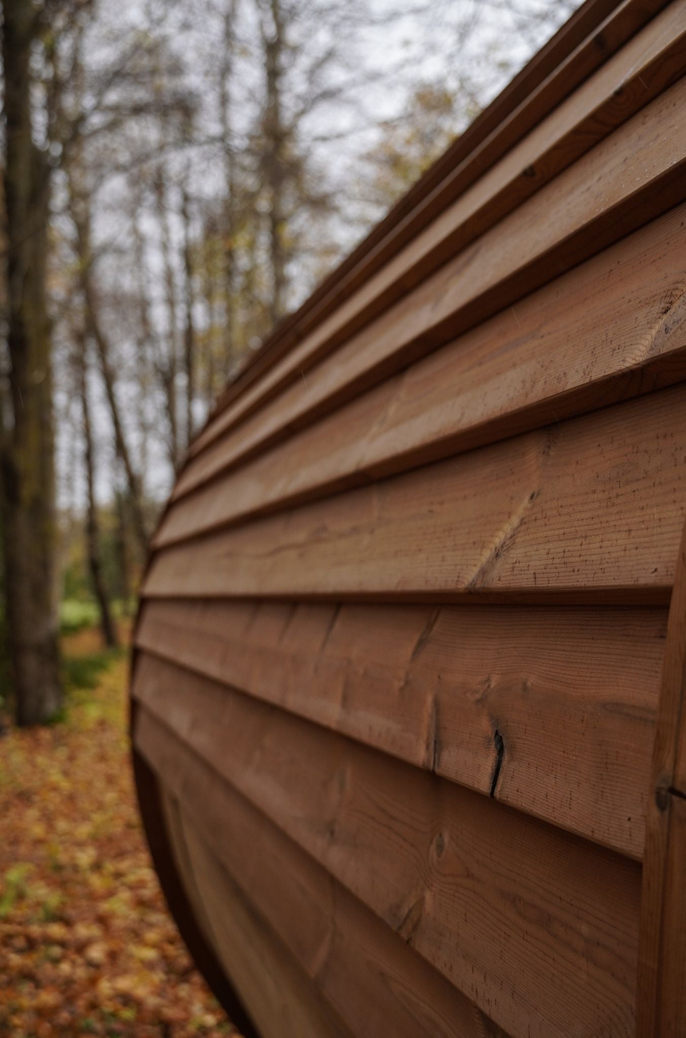 2,6 m runde Sauna – Thermoholz