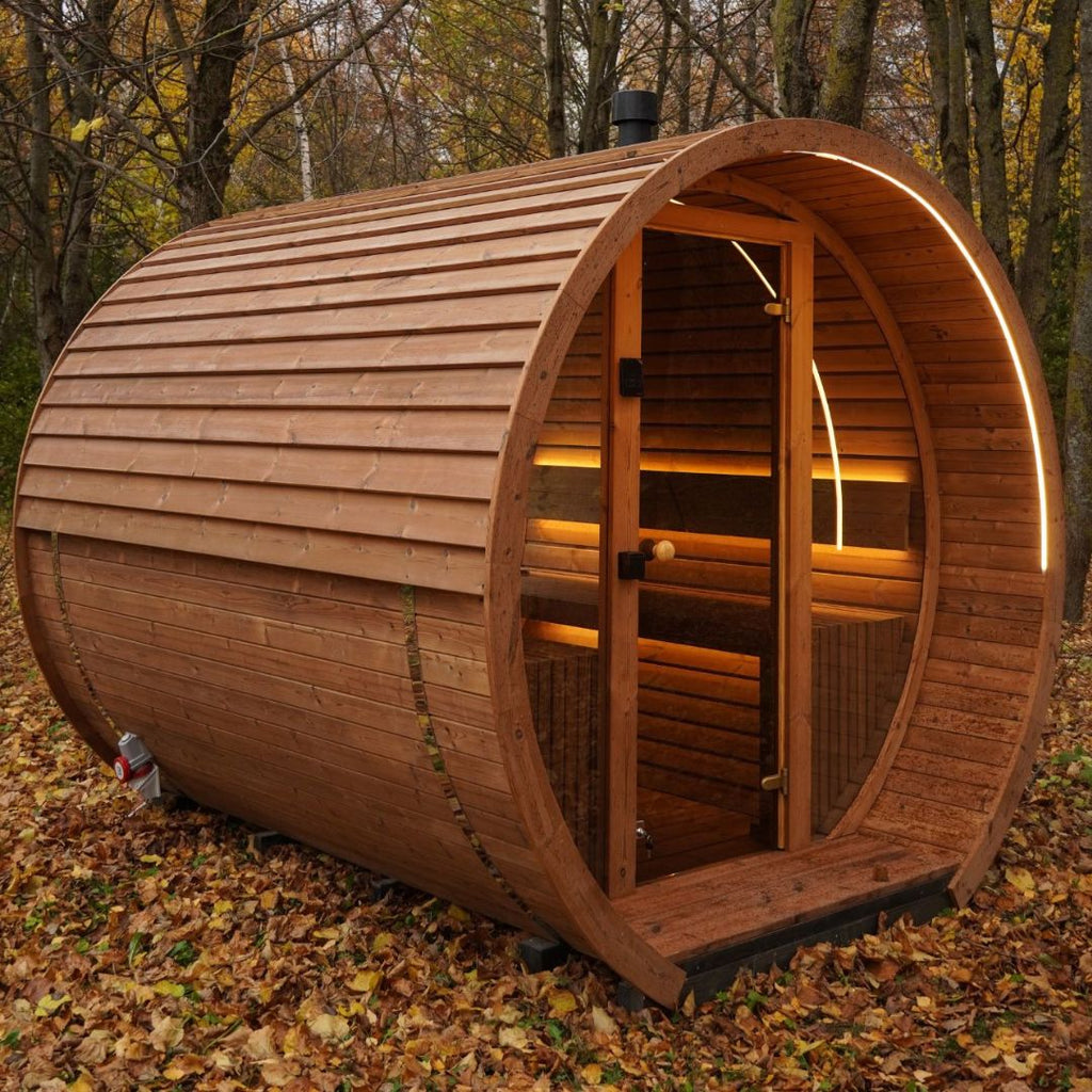 2,6 m runde Sauna – Thermoholz