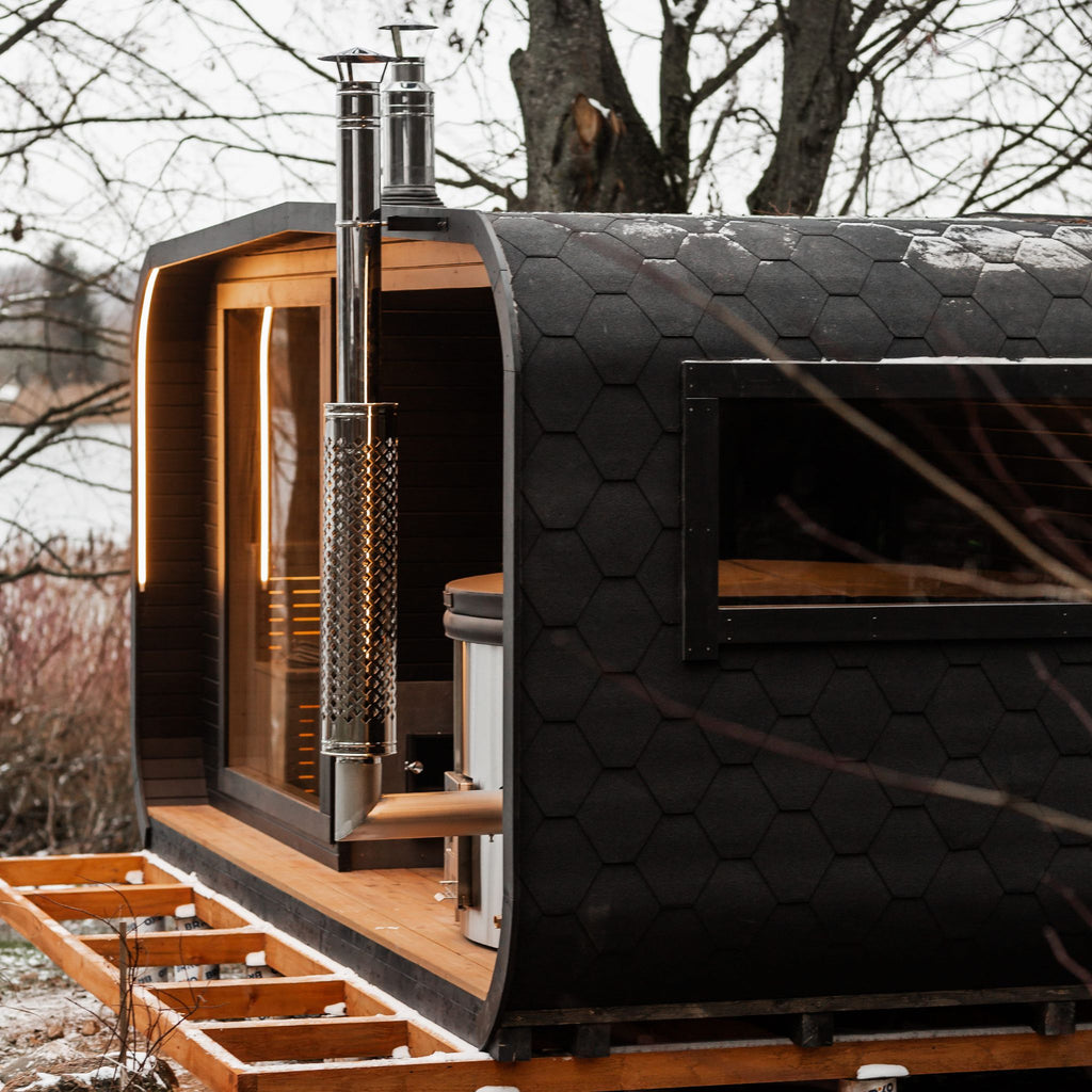 2-in-1 LUX Sauna + Whirlpool