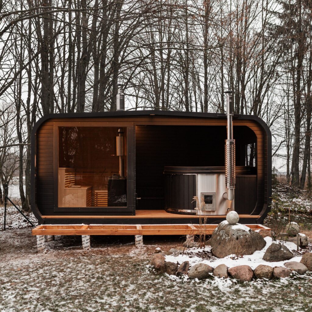 2-in-1 LUX Sauna + Whirlpool