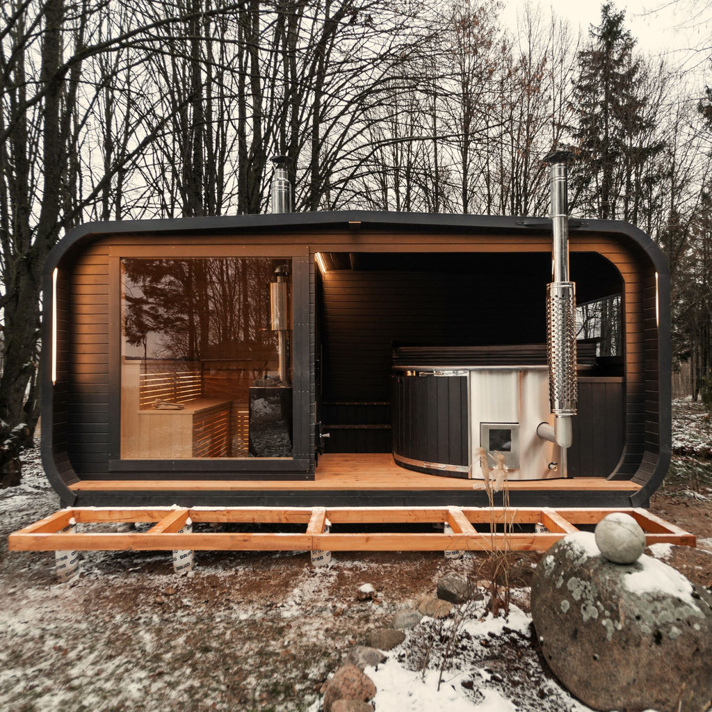 2-in-1 LUX Sauna + Whirlpool