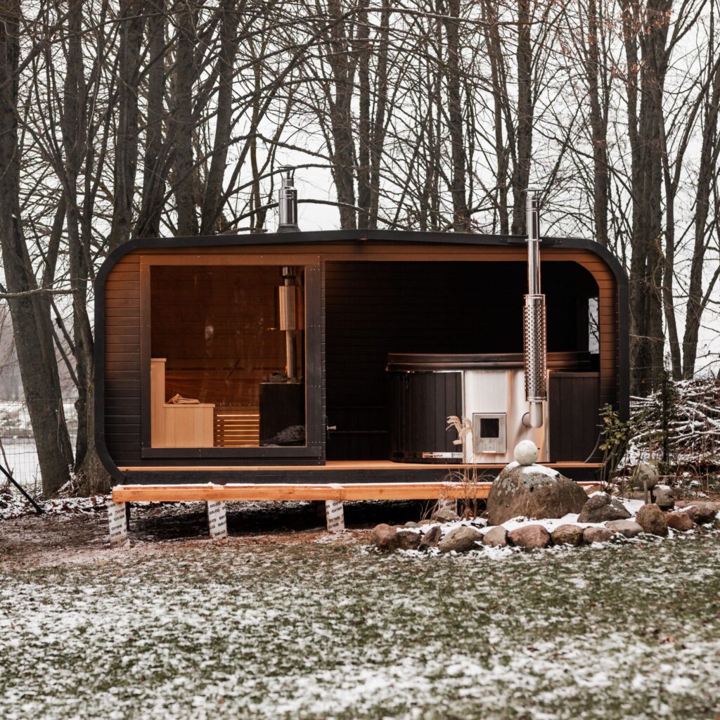 2-in-1 LUX Sauna + Whirlpool