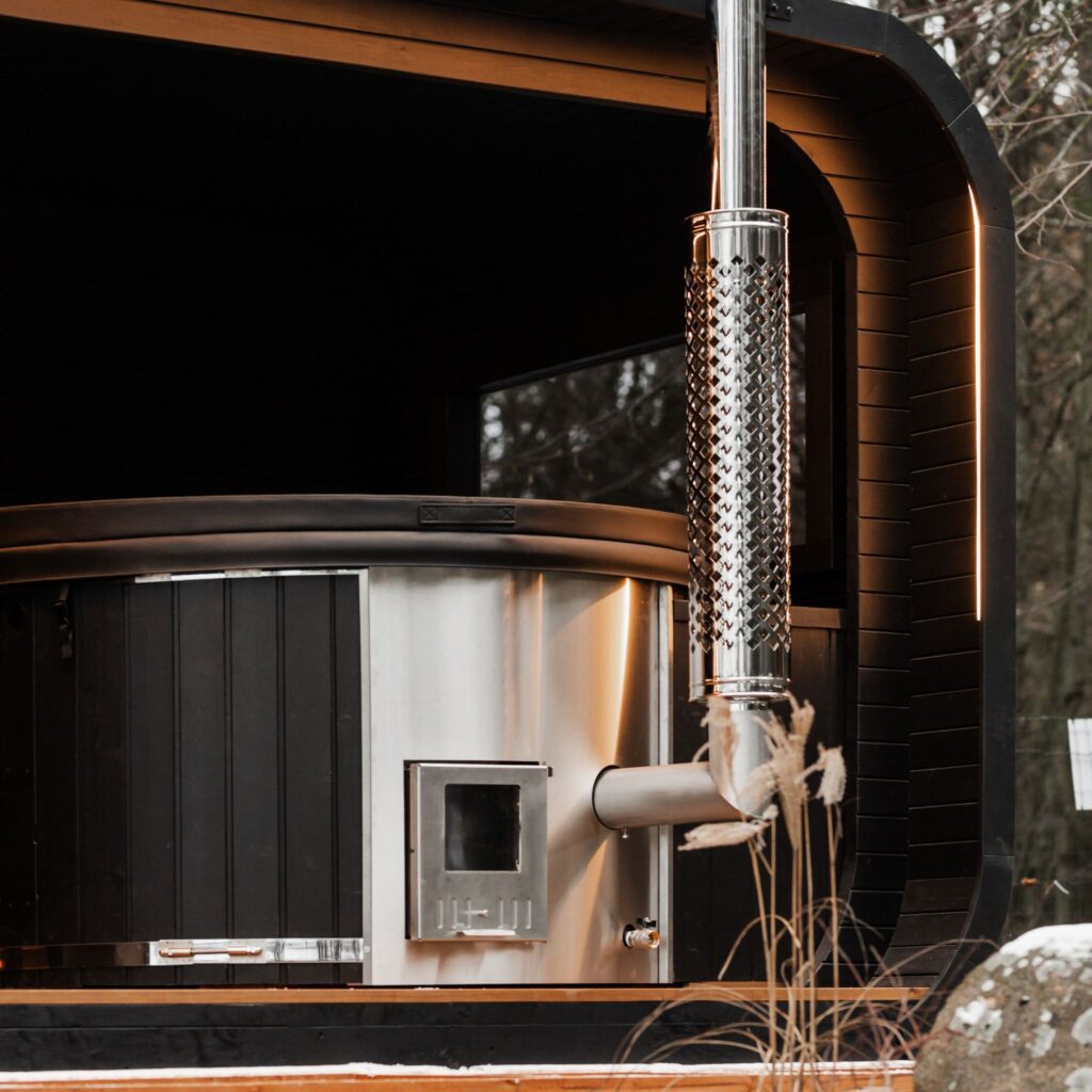 2-in-1 LUX Sauna + Whirlpool