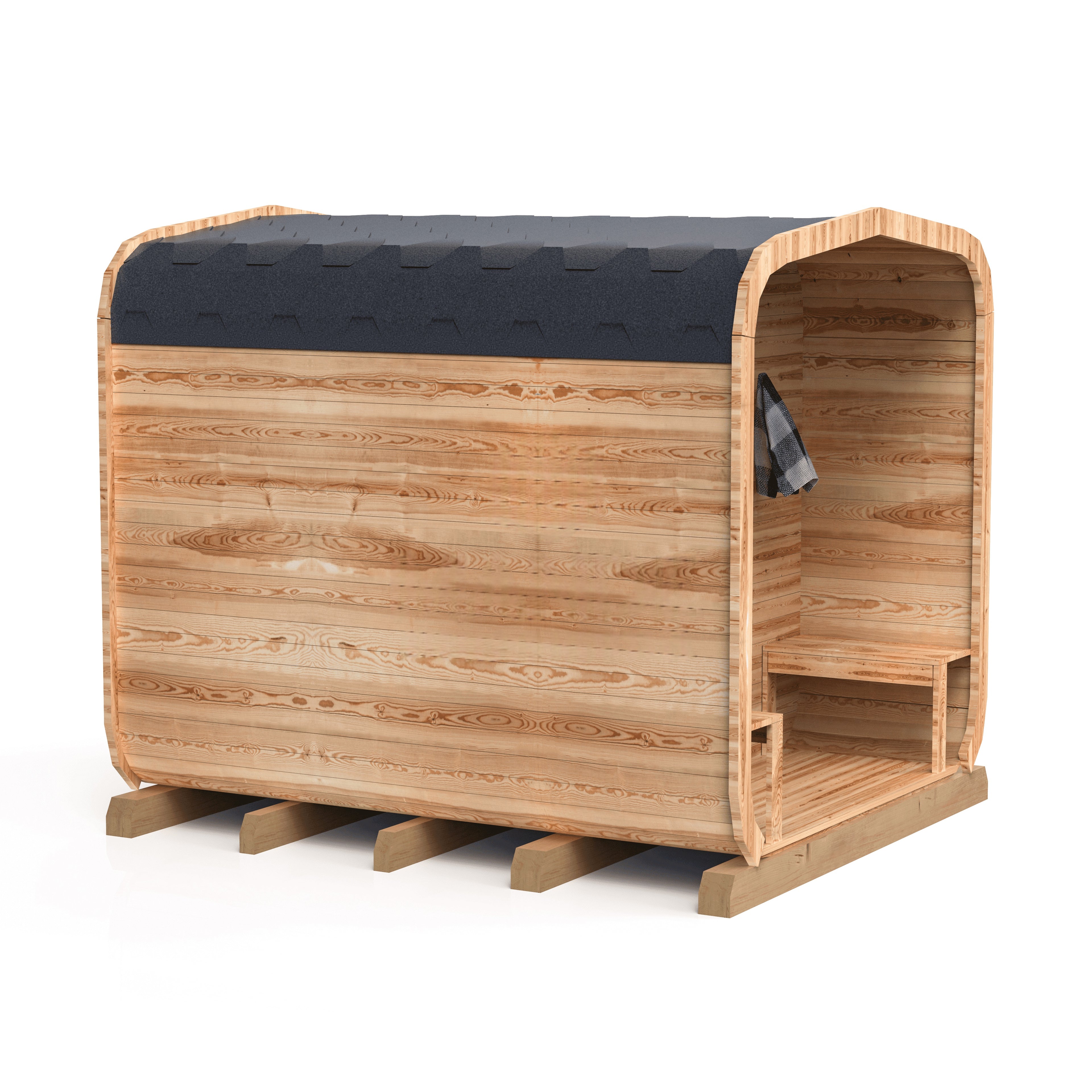 3M CUBE Sauna mit Terrasse