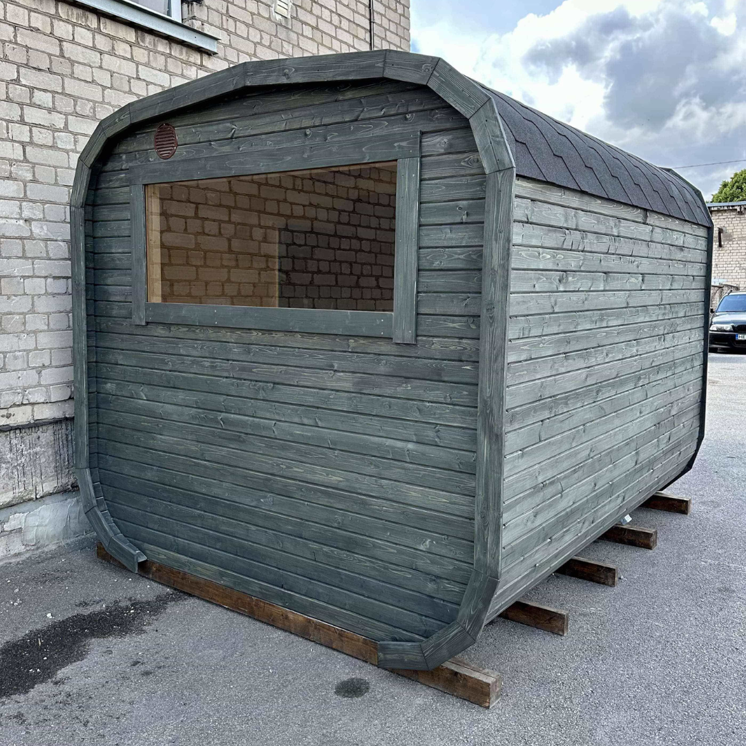 3M CUBE Sauna mit Terrasse