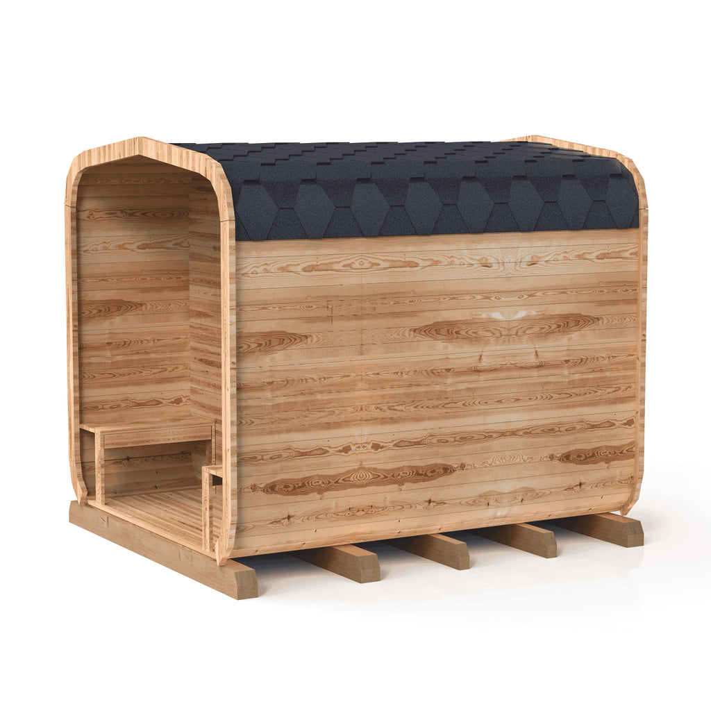 3M CUBE Sauna mit Terrasse