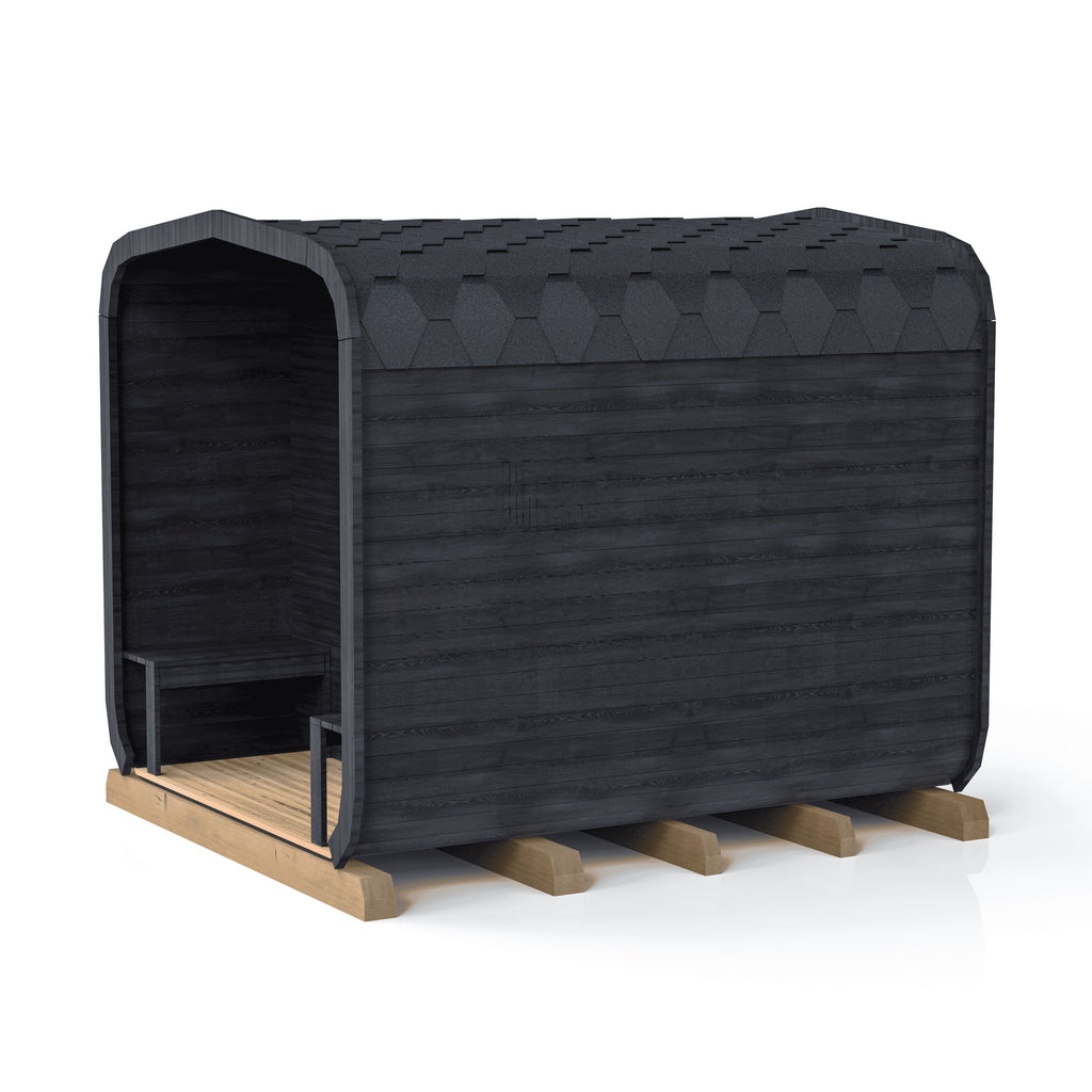 3M CUBE Sauna mit Terrasse