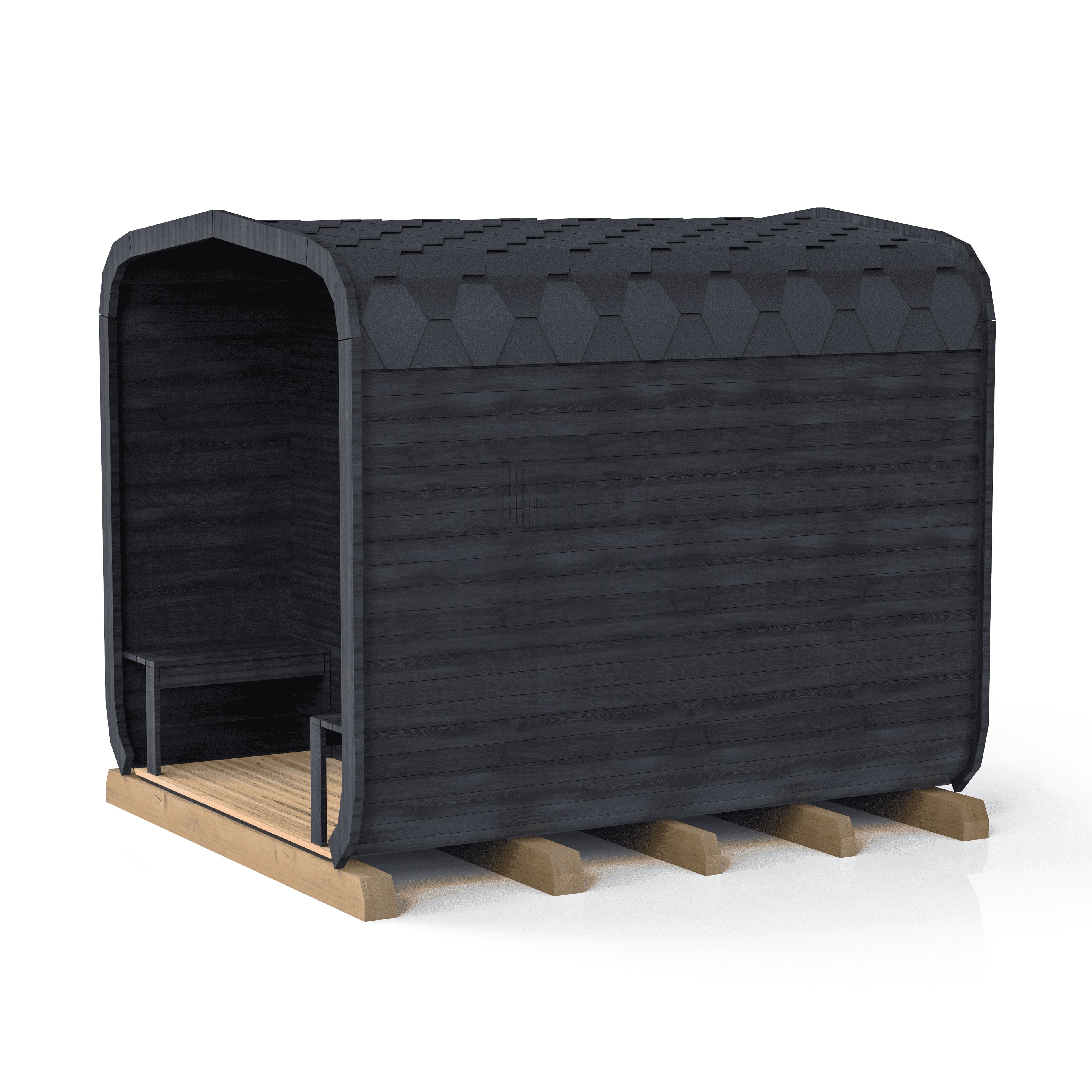 3M CUBE Sauna mit Terrasse