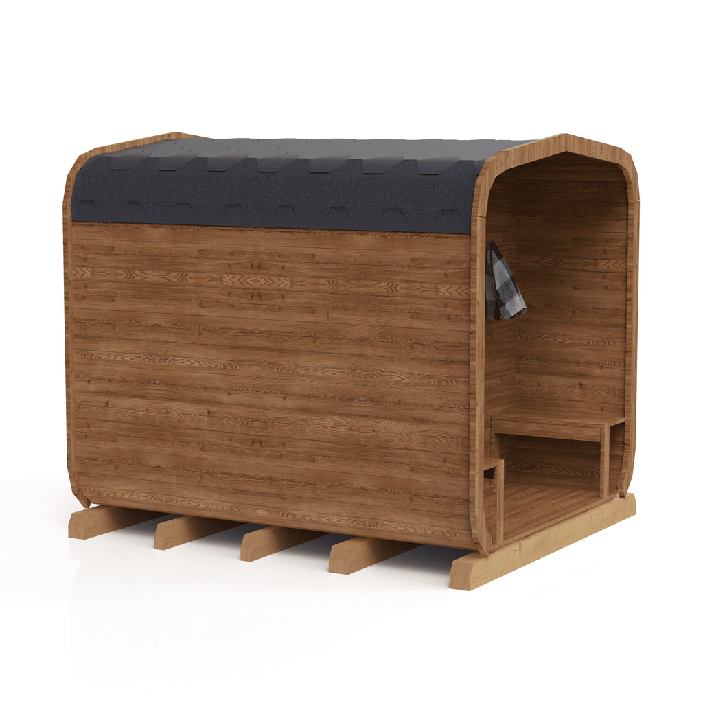 3M CUBE Sauna mit Terrasse