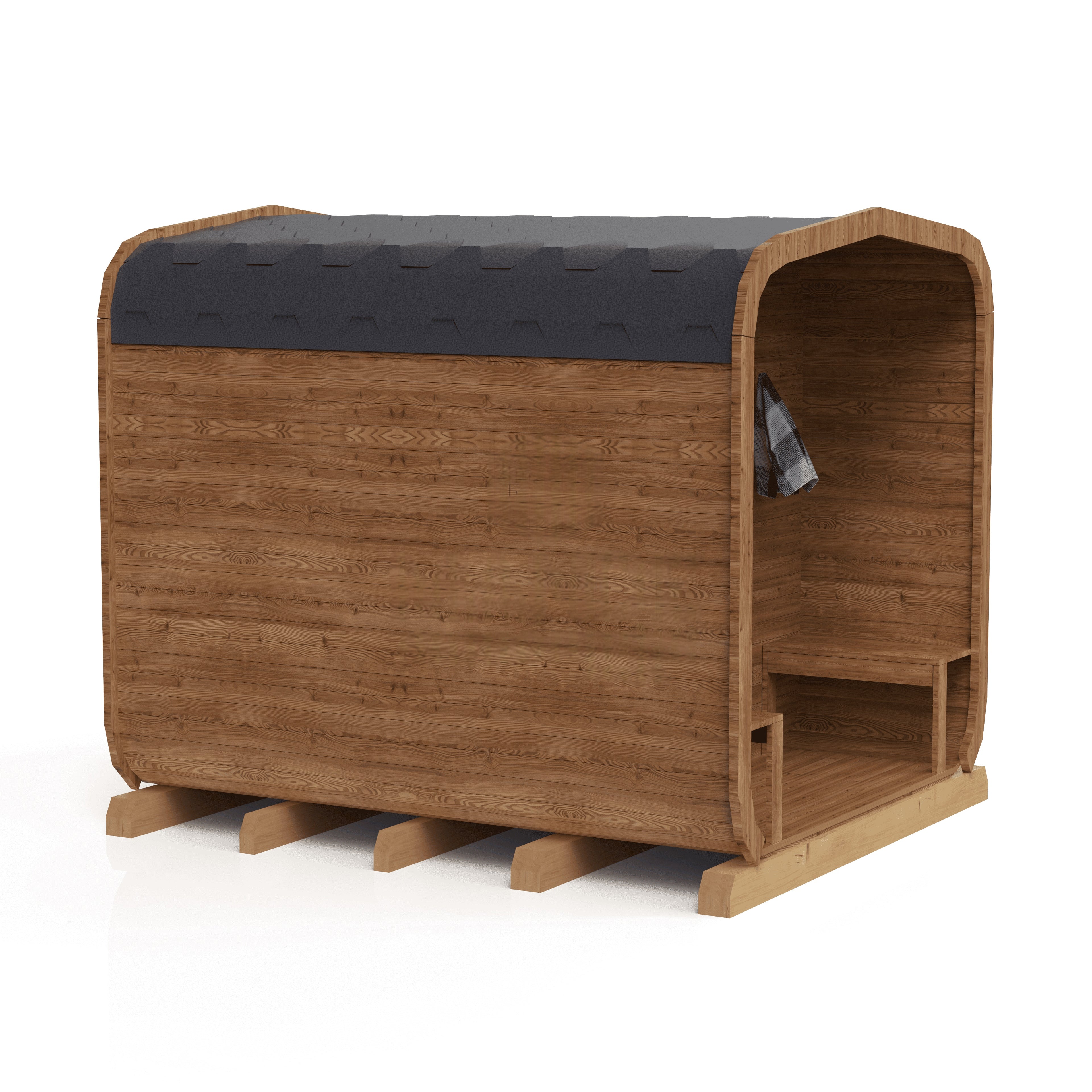 3M CUBE Sauna mit Terrasse
