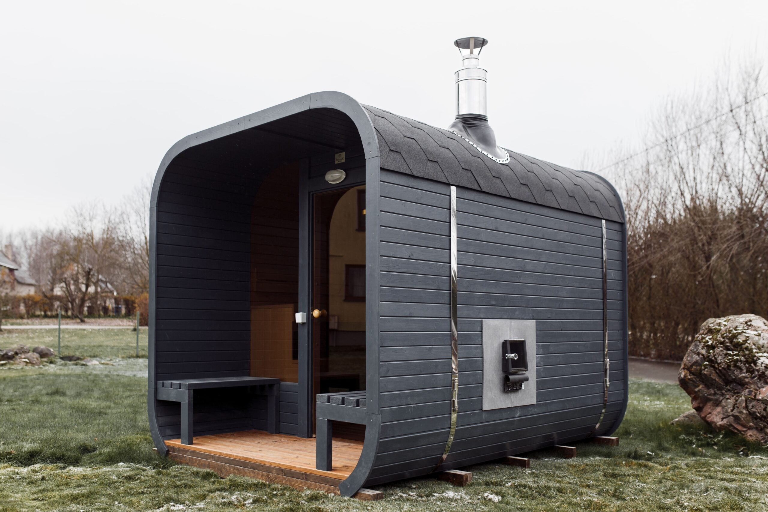 3M CUBE Sauna mit Terrasse