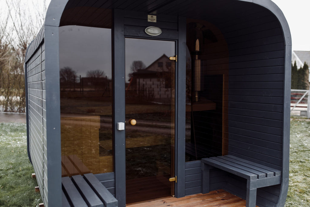 3M CUBE Sauna mit Terrasse