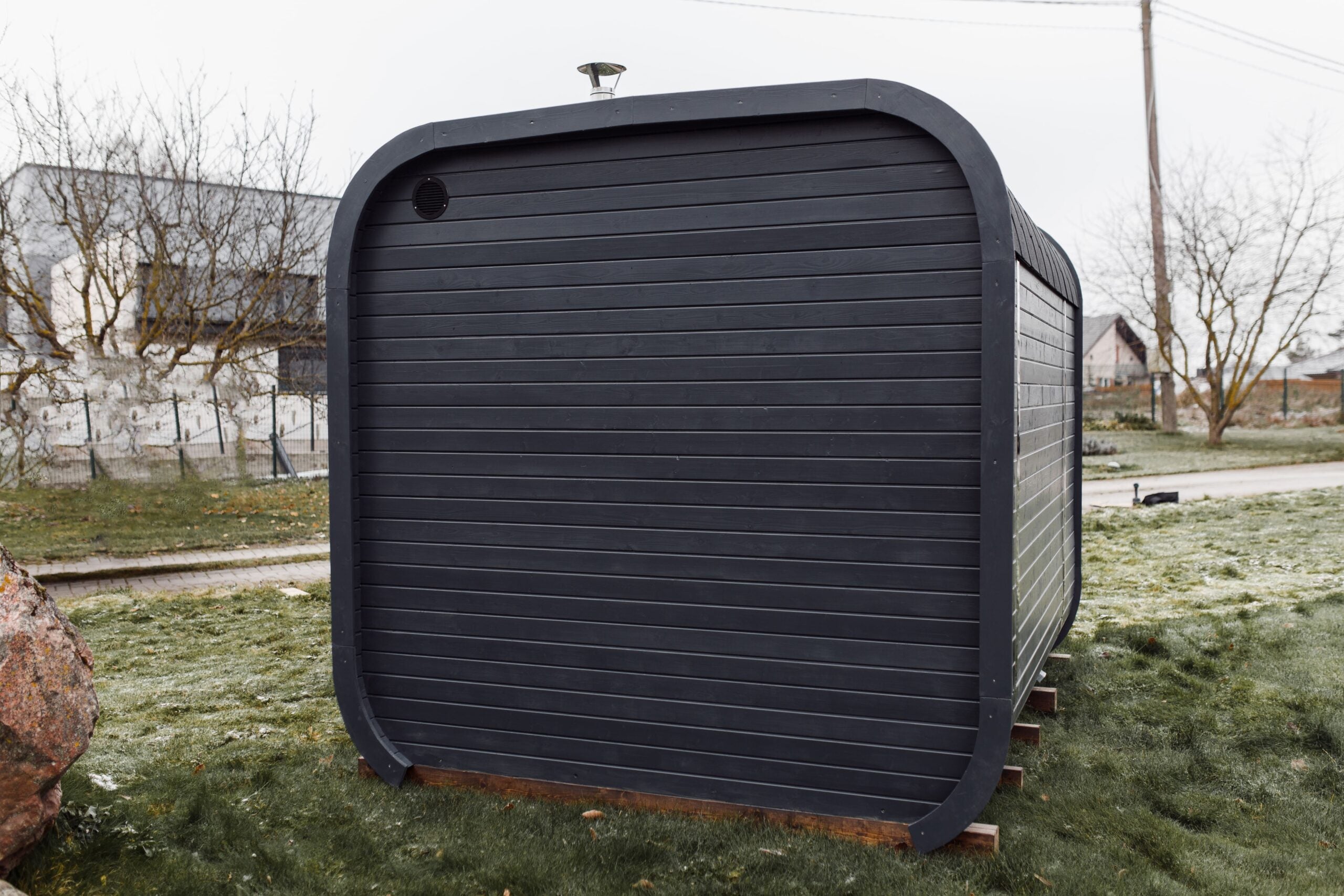 3M CUBE Sauna mit Terrasse