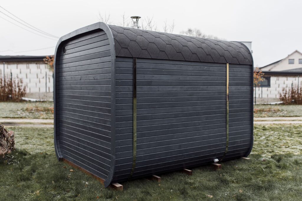 3M CUBE Sauna mit Terrasse