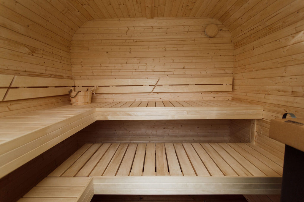 3M CUBE Sauna mit Terrasse