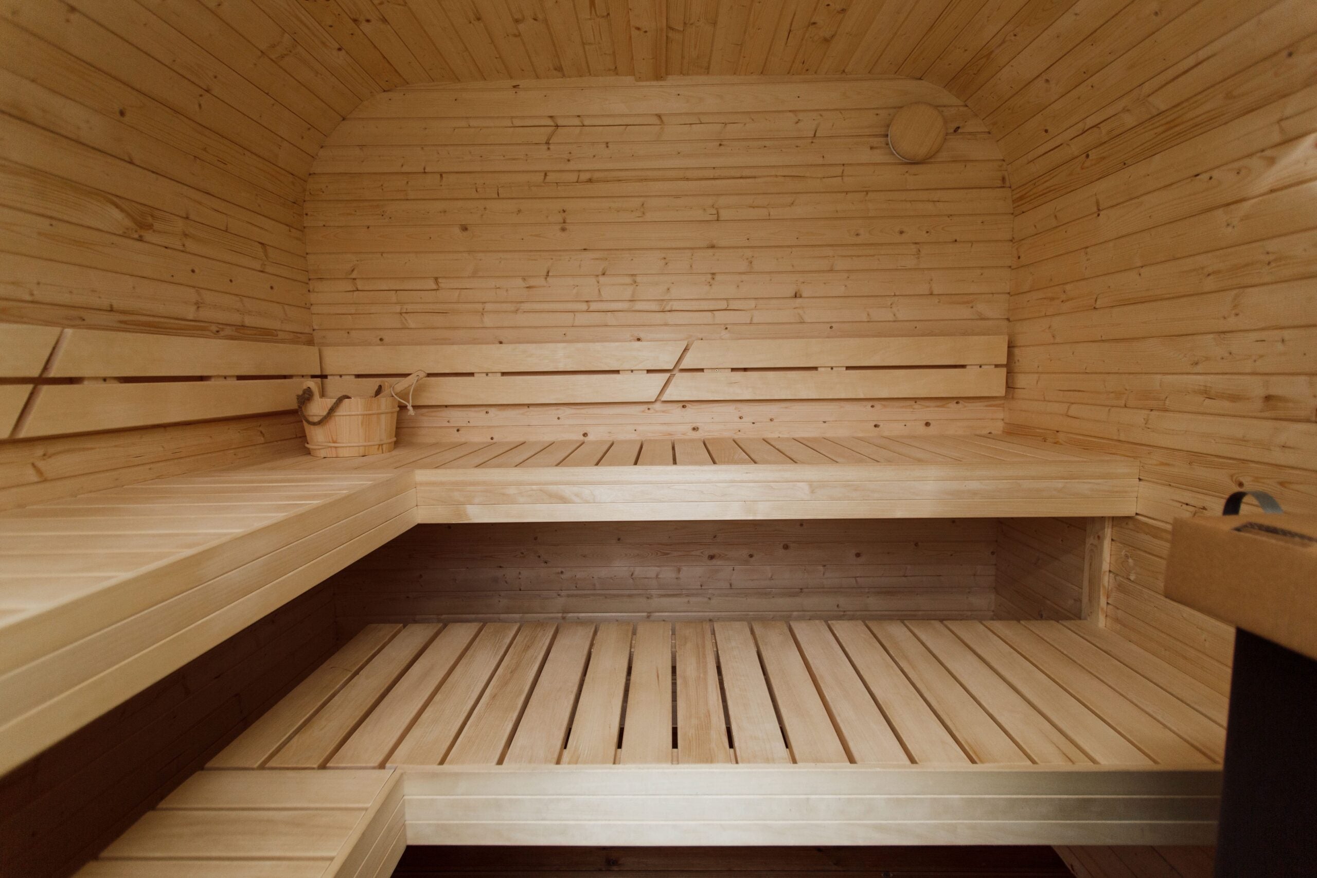 3M CUBE Sauna mit Terrasse