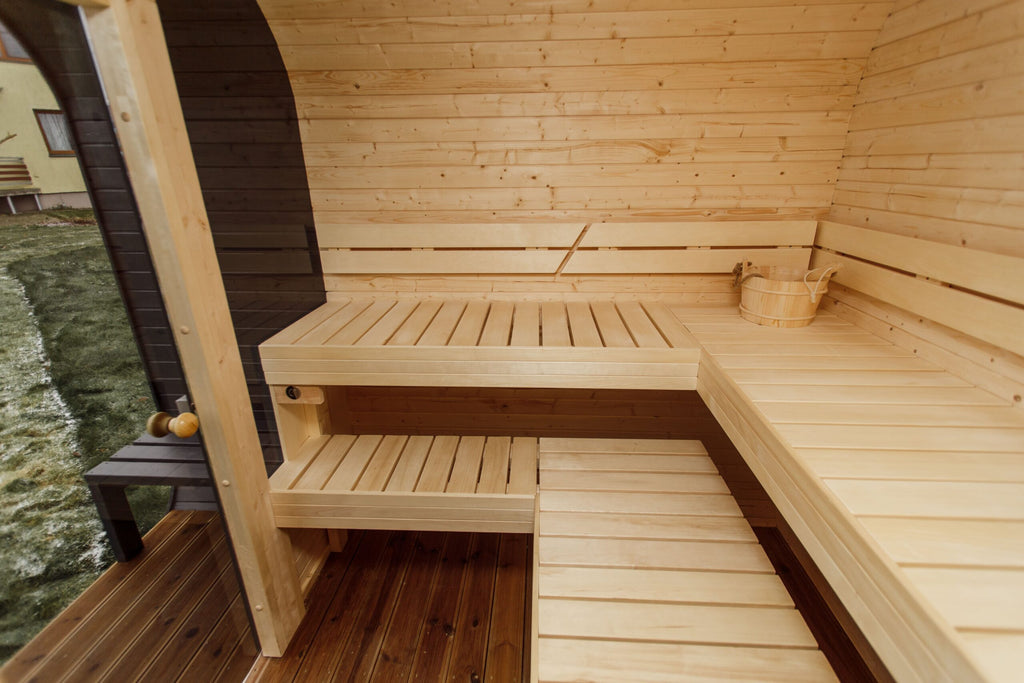 3M CUBE Sauna mit Terrasse