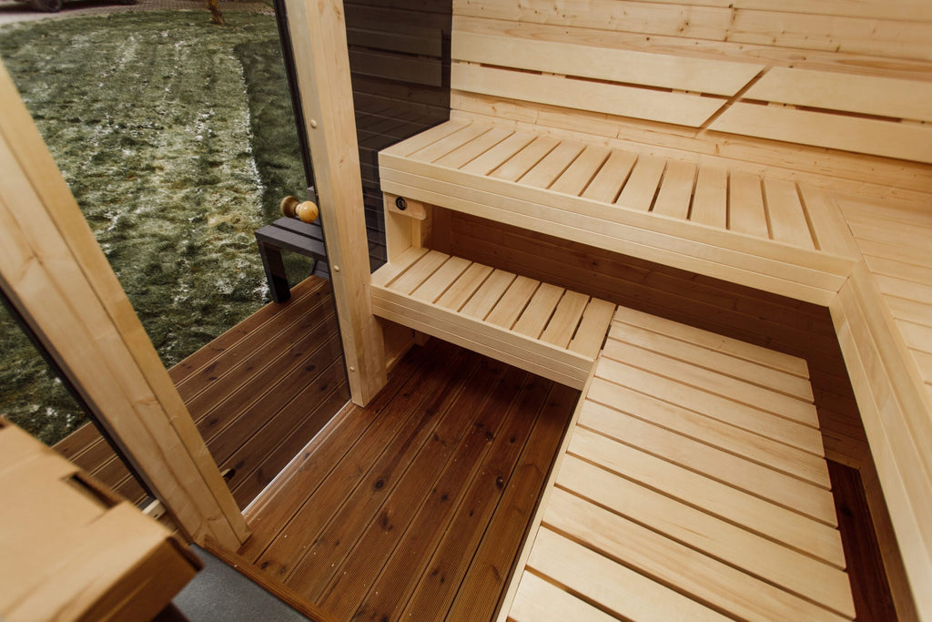 3M CUBE Sauna mit Terrasse