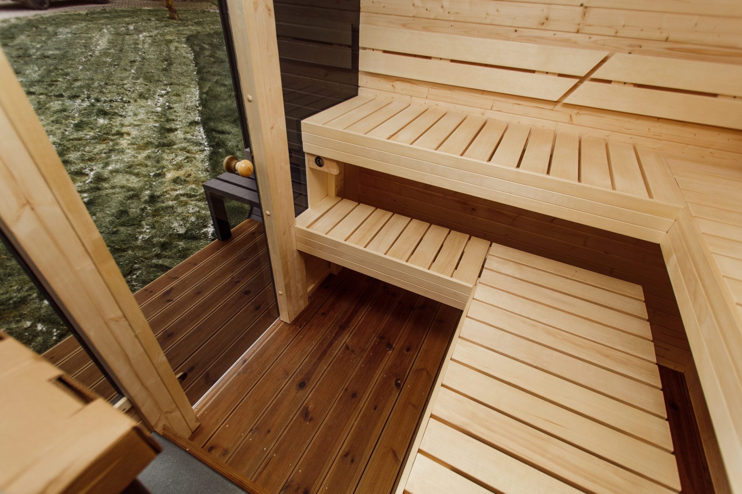 3M CUBE Sauna mit Terrasse
