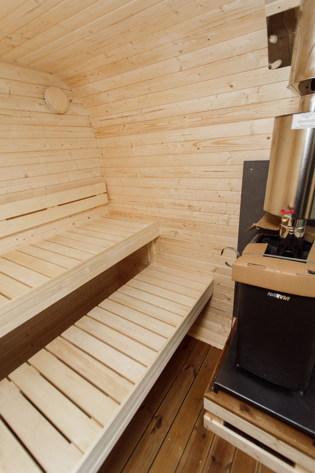 3M CUBE Sauna mit Terrasse