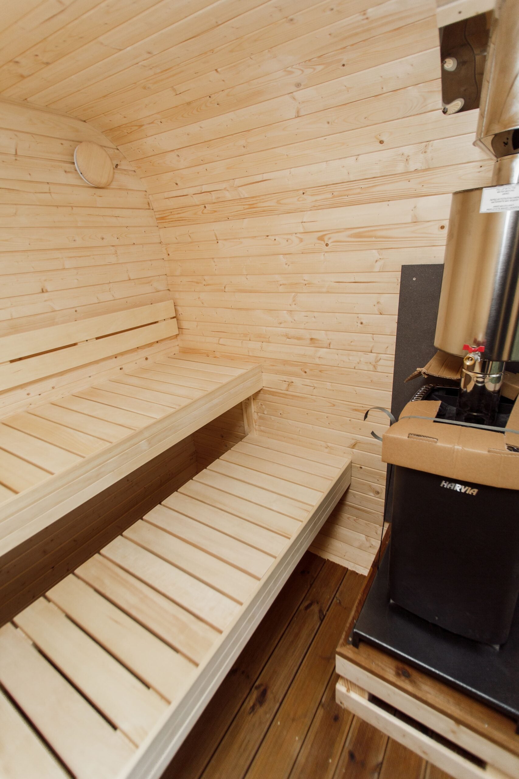 3M CUBE Sauna mit Terrasse