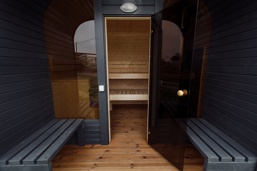 3M CUBE Sauna mit Terrasse