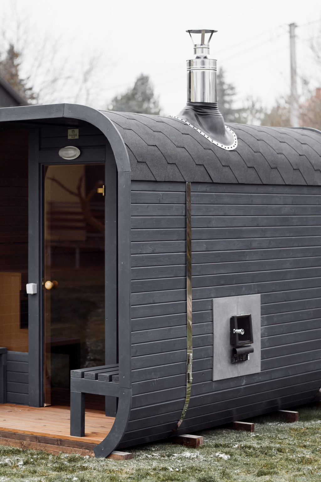 3M CUBE Sauna mit Terrasse