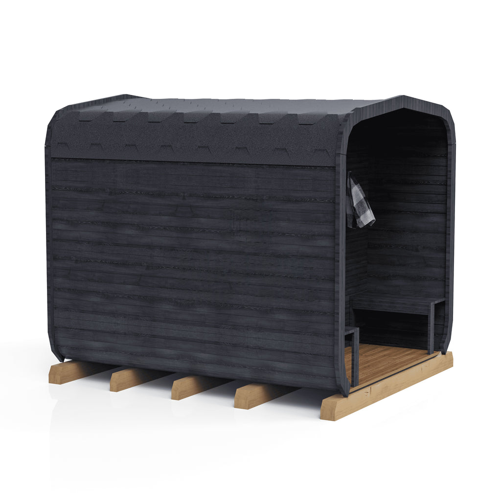 3M CUBE Sauna mit Terrasse