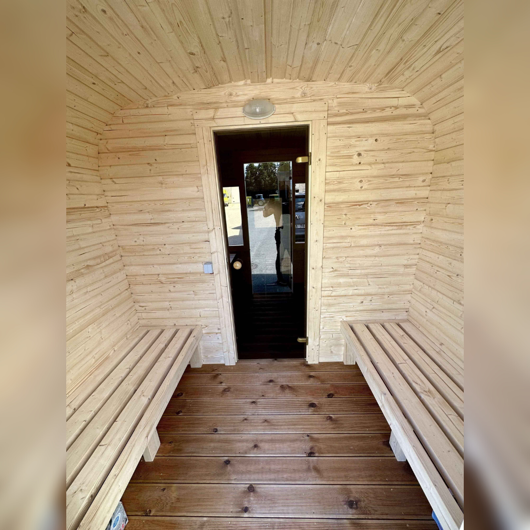 4M CUBE Sauna mit Vorraum