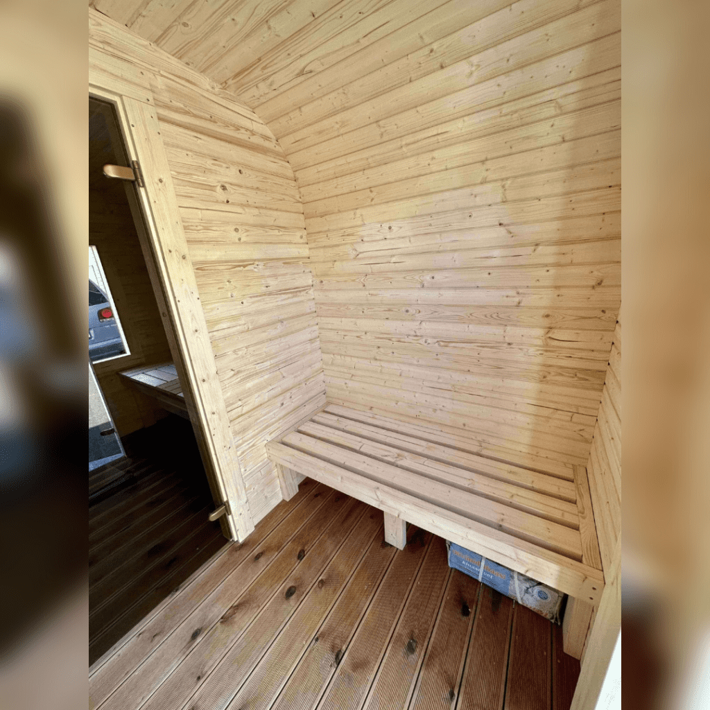 4M CUBE Sauna mit Vorraum