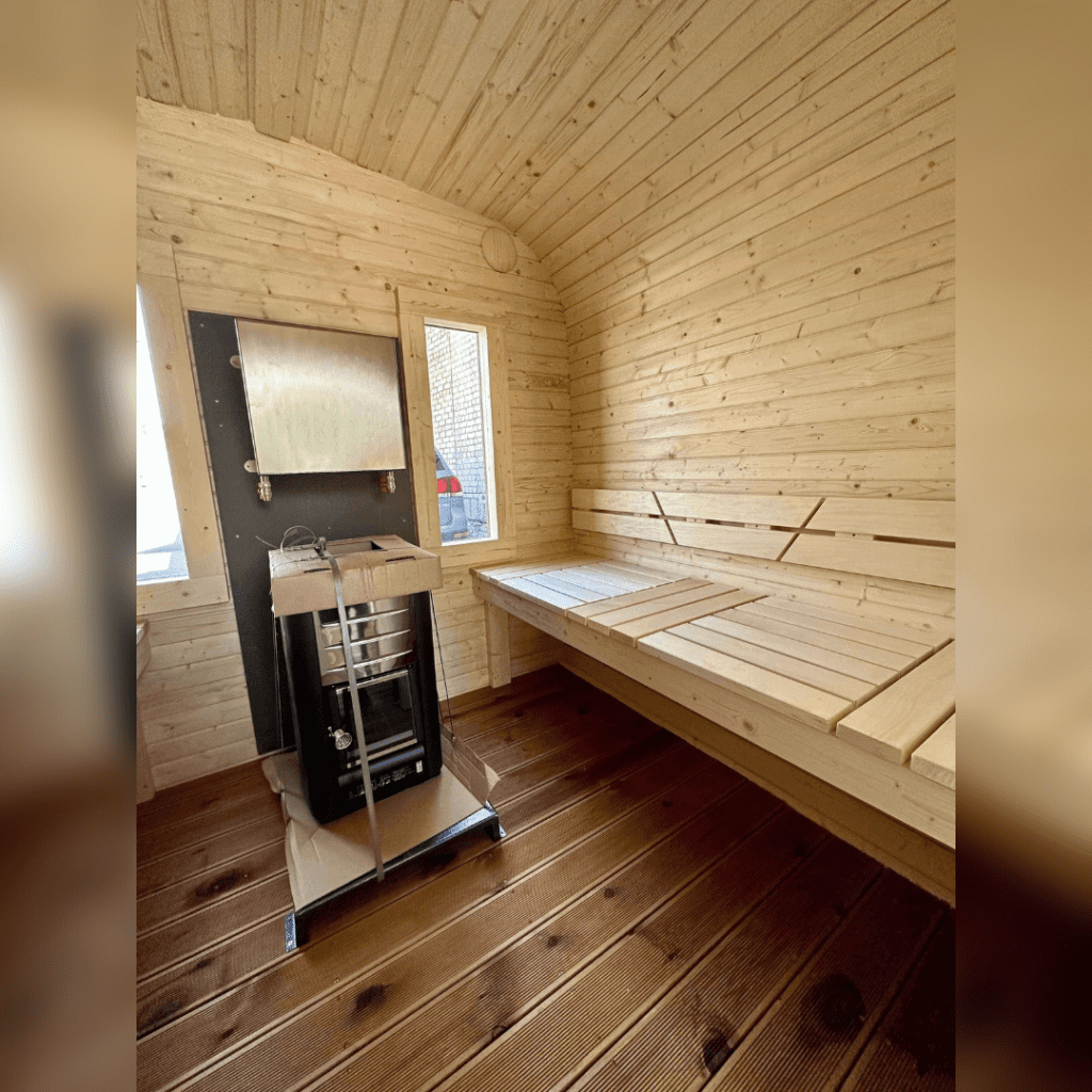 4M CUBE Sauna mit Vorraum