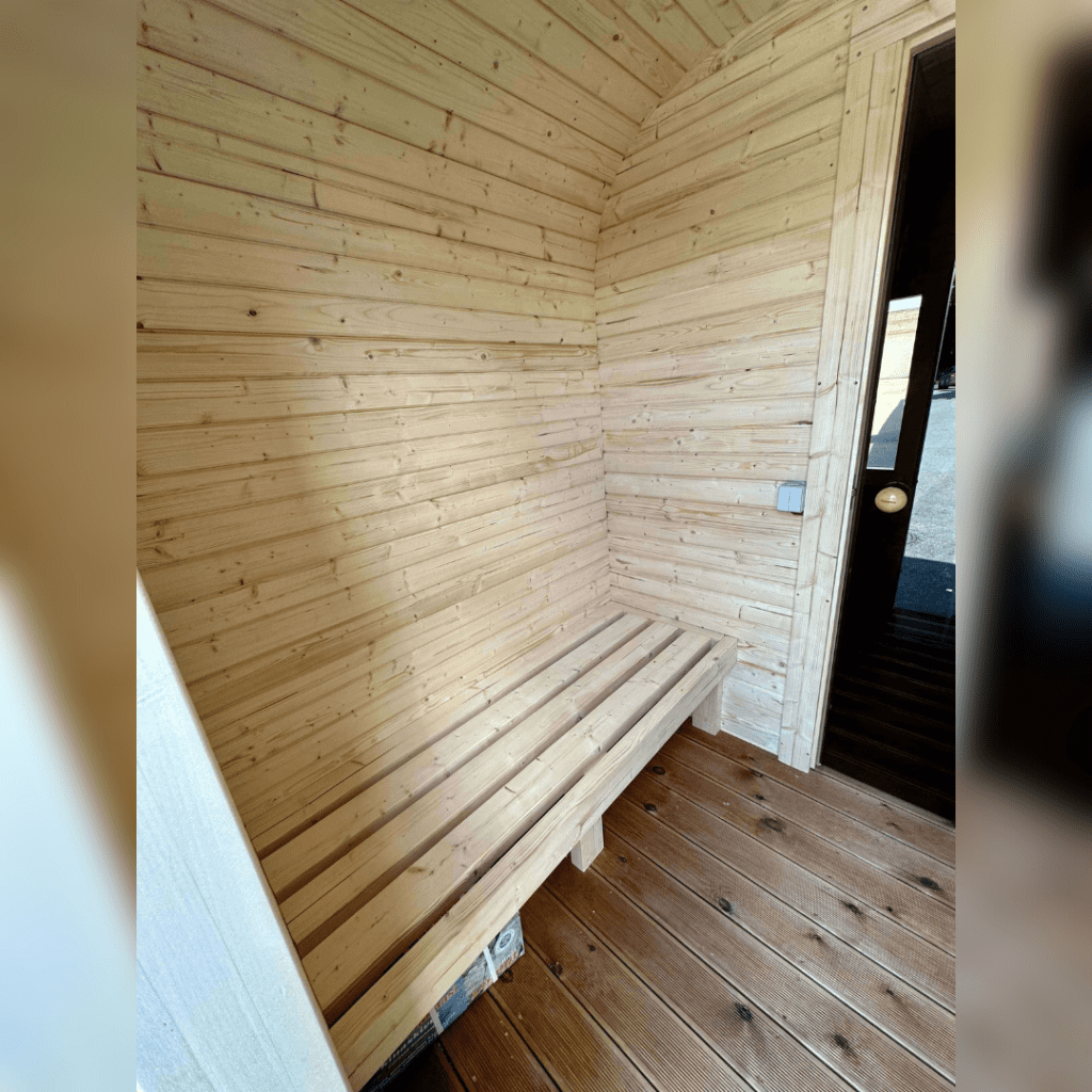 4M CUBE Sauna mit Vorraum