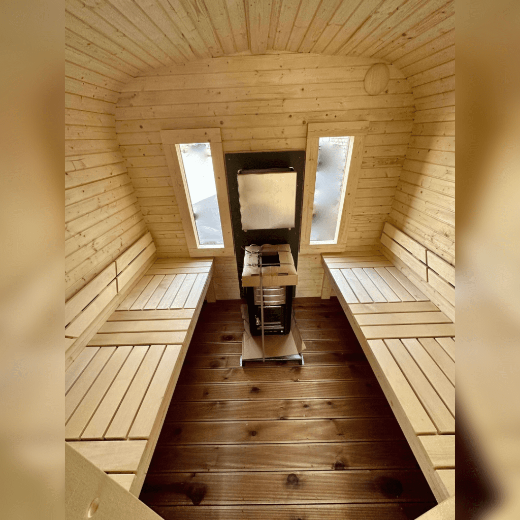 4M CUBE Sauna mit Vorraum