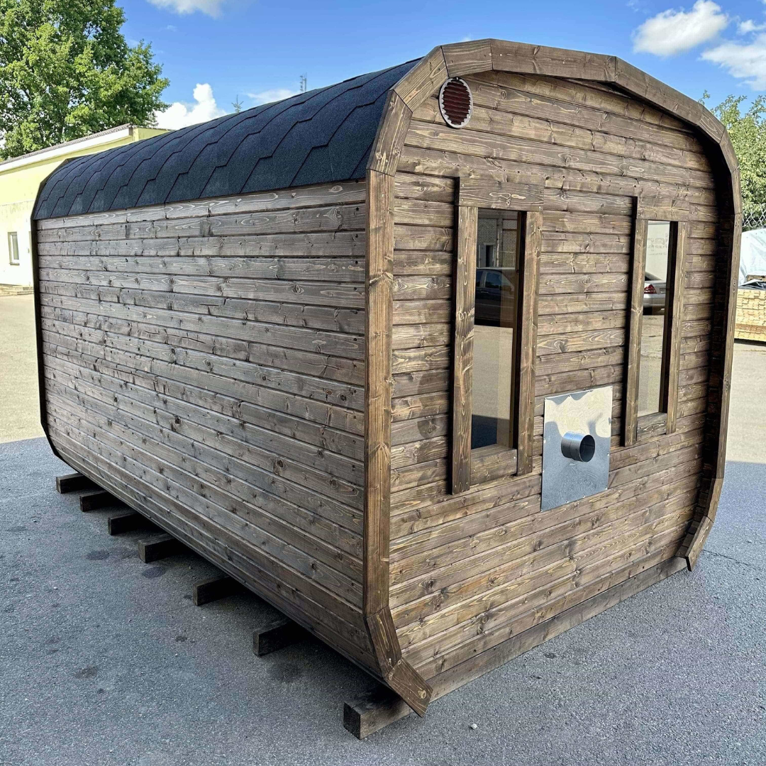 4M CUBE Sauna mit Vorraum