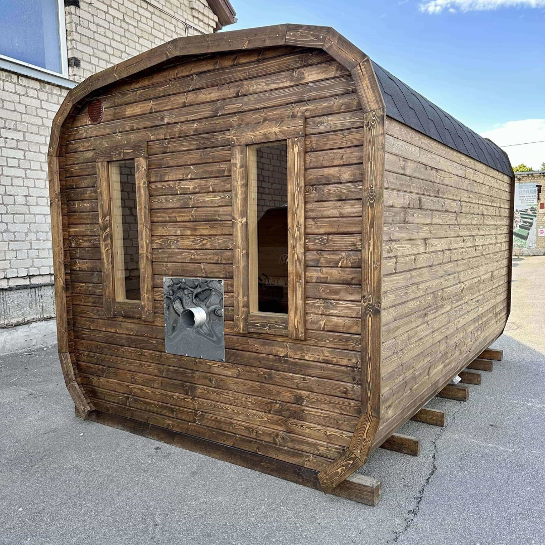 4M CUBE Sauna mit Vorraum