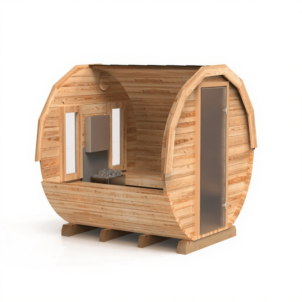 2,5 m runde Sauna