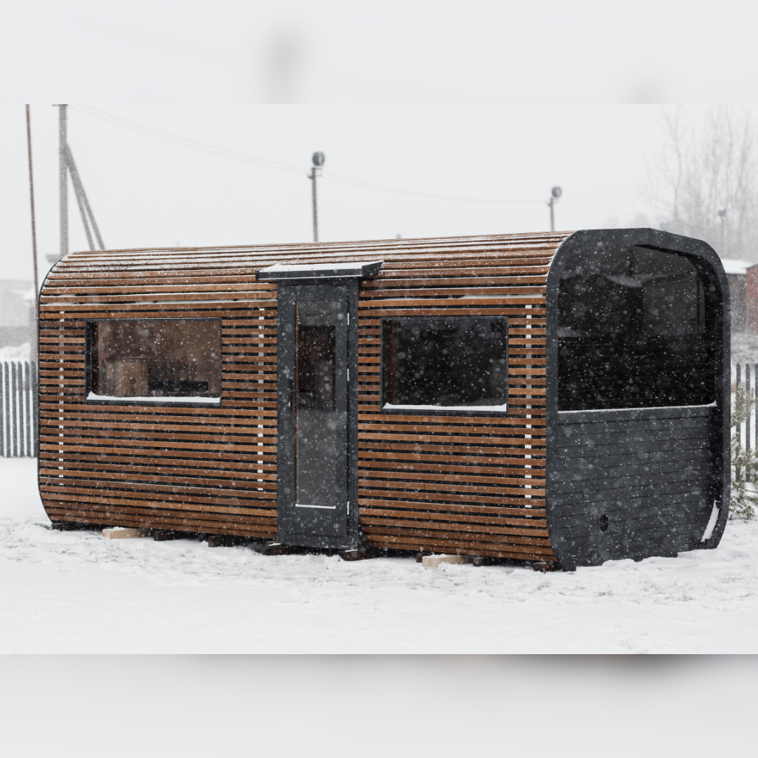 Cube PLATINUM 245×500 Sauna – Thermoholz