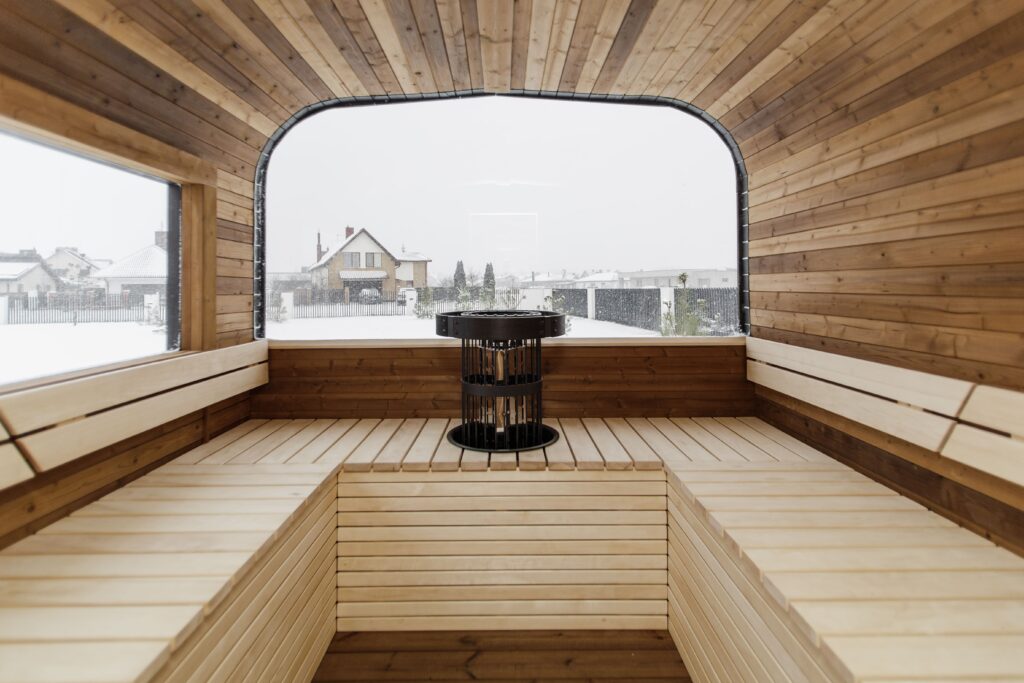 Cube PLATINUM 245×500 Sauna – Thermoholz