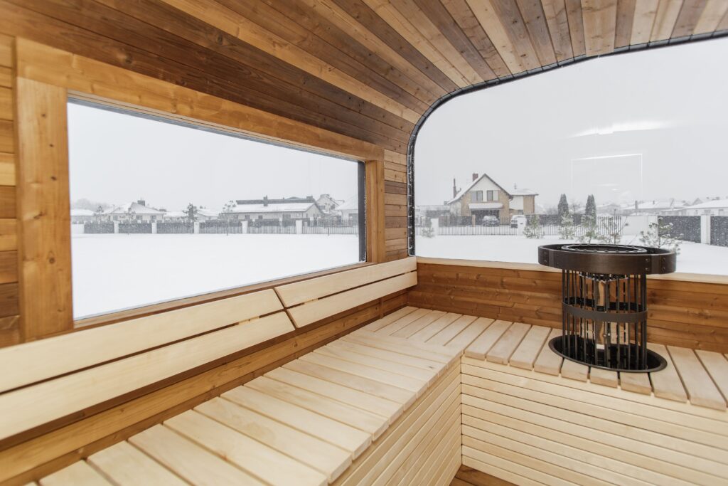 Cube PLATINUM 245×500 Sauna – Thermoholz