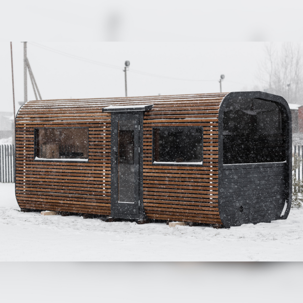 Cube PLATINUM 245×500 Sauna – Thermoholz