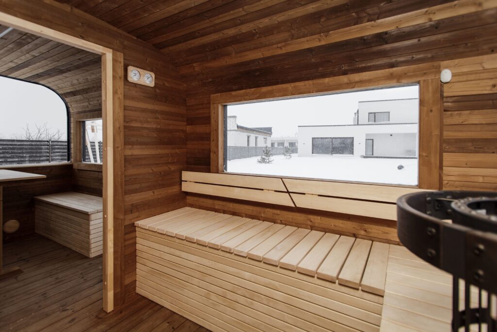 Cube PLATINUM 245×500 Sauna – Thermoholz