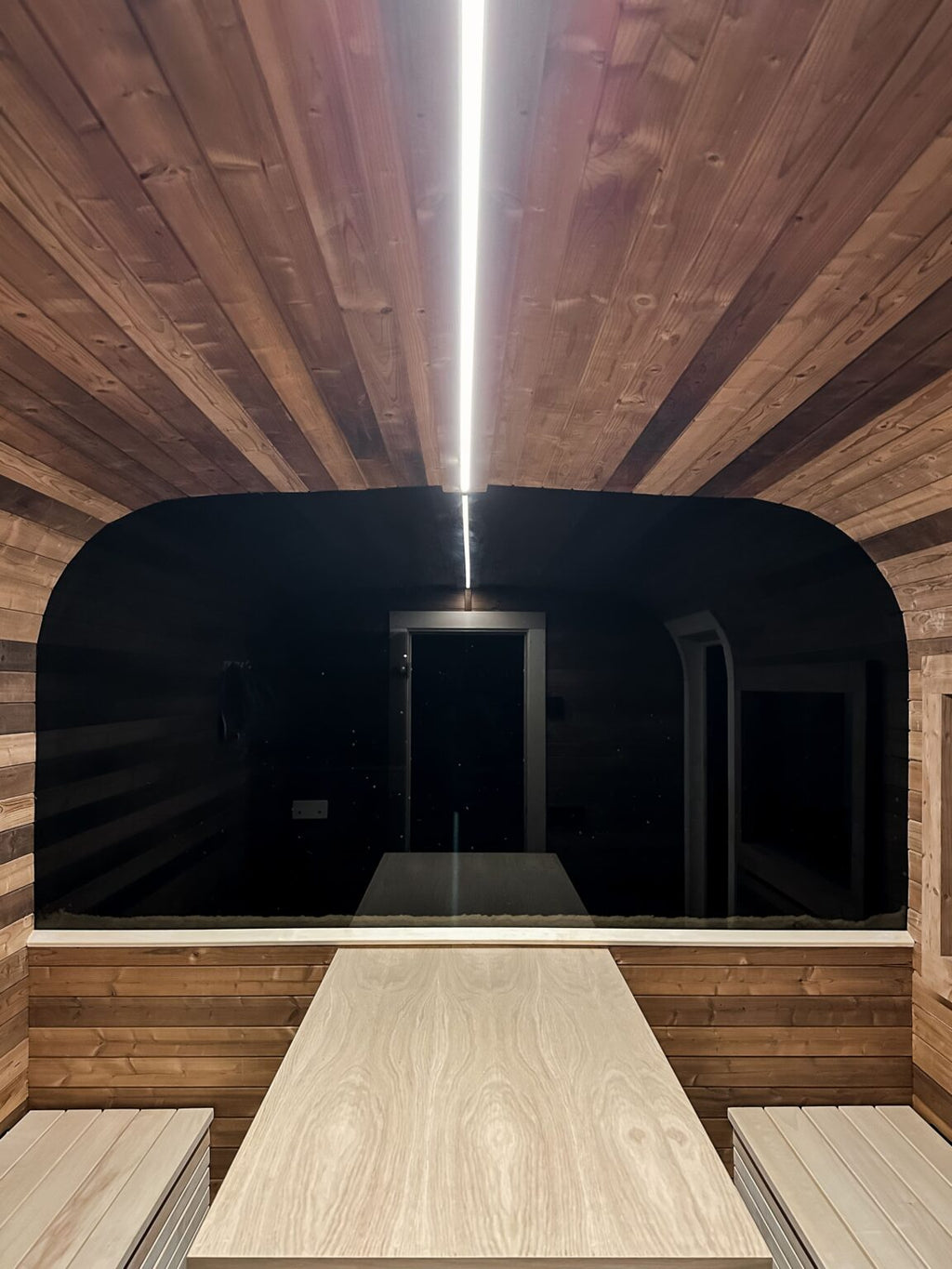 Cube PLATINUM 245×500 Sauna – Thermoholz