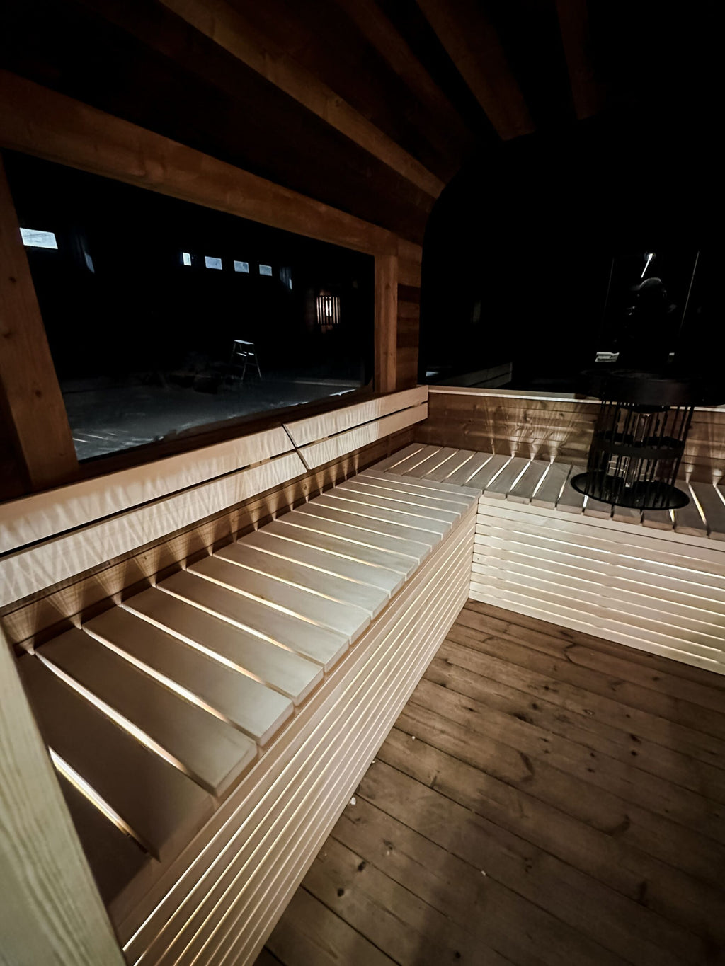 Cube PLATINUM 245×500 Sauna – Thermoholz