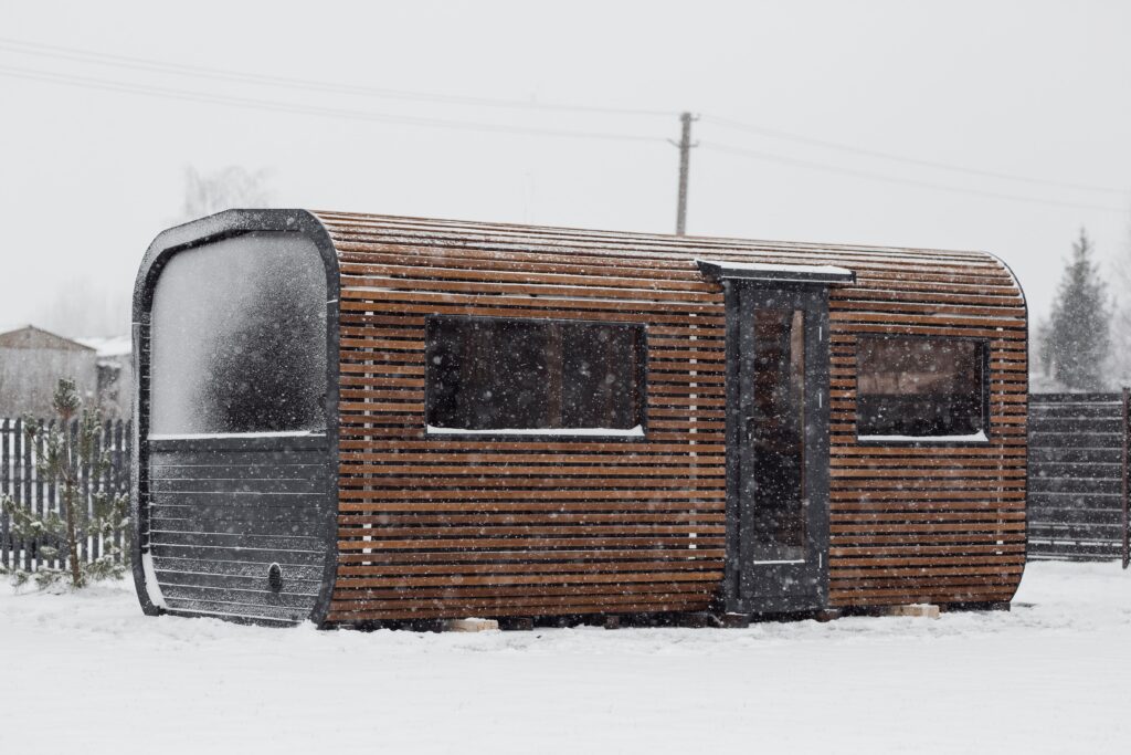 Cube PLATINUM 245×500 Sauna – Thermoholz