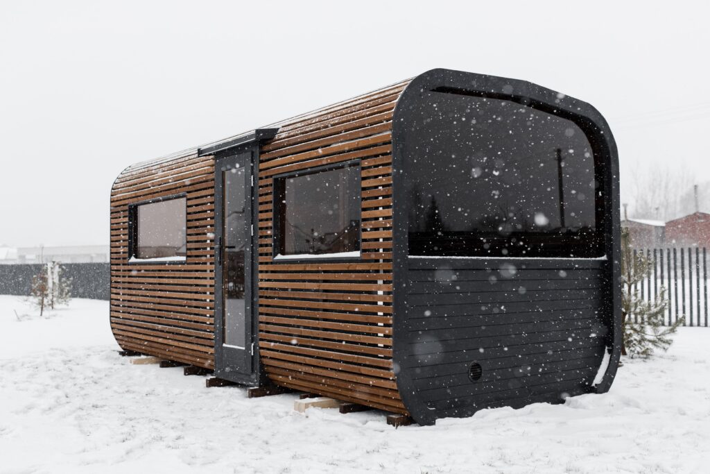 Cube PLATINUM 245×500 Sauna – Thermoholz